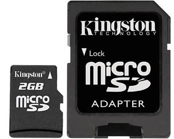Карта памяти Kingston microSD 2GB