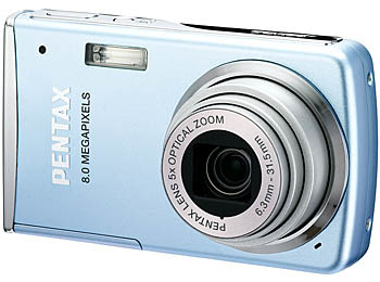 Цифровая компактная фотокамера PENTAX Optio M50 Light Blue