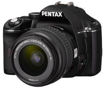 PENTAX K-m Black Kit + DA L 18-55