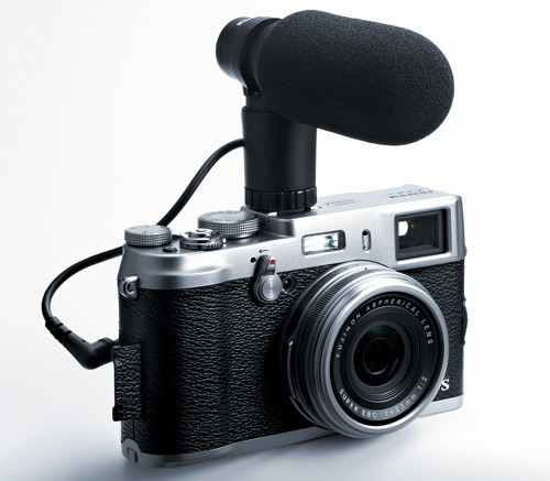 Fujifilm X100S с микрофоном
