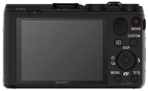 Sony DSC-HX50 вид сзади