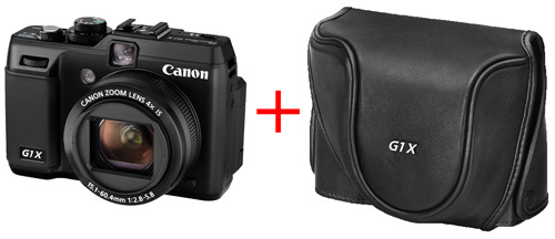 Canon PowerShot G1 X с фирменным чехлом DCC-1800