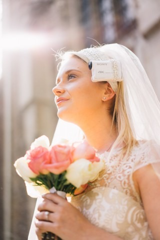 Камера Sony и головные уборы Bride's Eye View позволят увидеть свадьбу глазами невесты