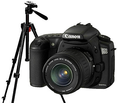 Canon EOS 20D + EF-S 18-55 Kit
