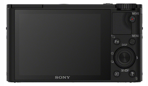 Sony DSC-RX100 вид сзади